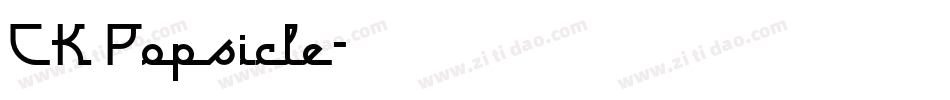 CK Popsicle字体转换